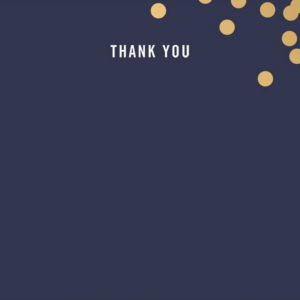 Confetti Foil Stationery