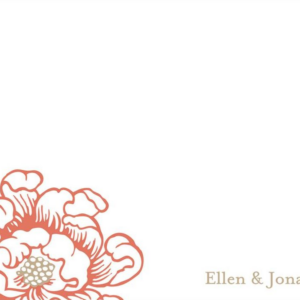 Cottage Blooms A6 Stationery