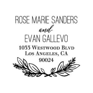 Le Jardin Custom Stamp Set