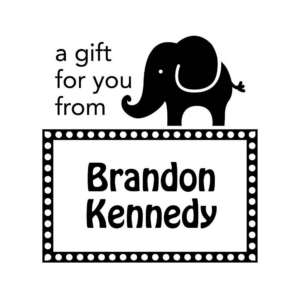 619423156.png Elephant Gift Custom Stamp Set