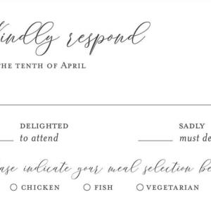 Painted Magnolia Response Card