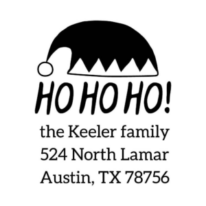 619423248.png Ho Ho Ho Hat Custom Stamp
