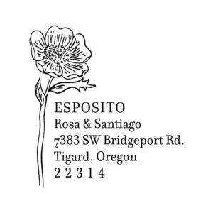 Wildflower Custom Stamp Set