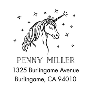 Unicorn Custom Stamp