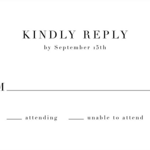 Chicago Response Card