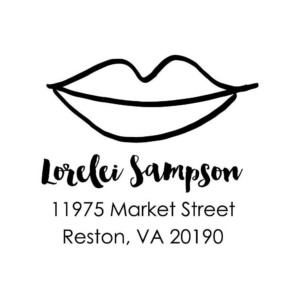 Lips Custom Stamp Set