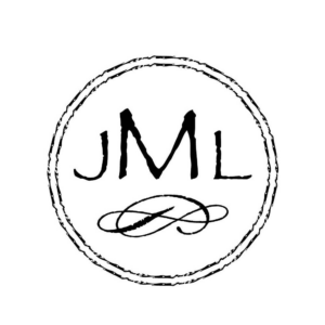 Flourish Circle Initials Custom Stamp Set