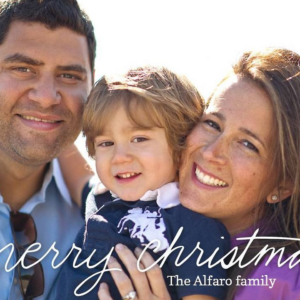 619423622.png Merry Christmas Thin Script Holiday Photo Card