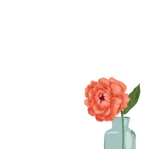 Bud Vase Personalized Notepad Sets