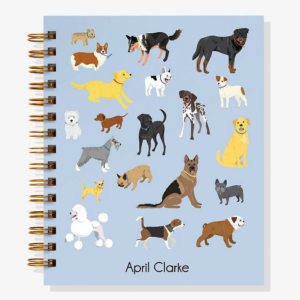 12-Month Dogs Custom Planner