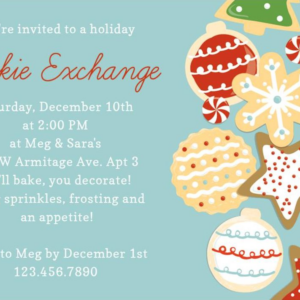 Cookie Exchange Invitation