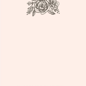 Floral A6 Stationery