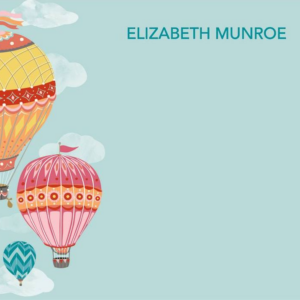 619423851.png Hot Air Balloons A6 Stationery
