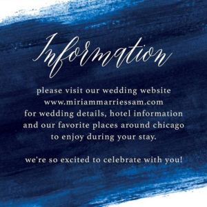 Sapphire Information Card