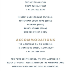 Nautical II Information Card