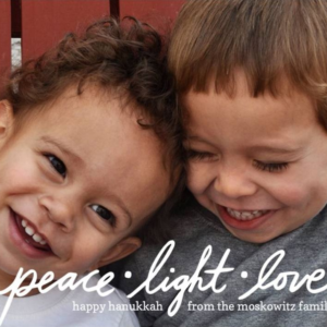 619424093.png Peace Light Love Holiday Photo Card Horizontal