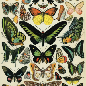 Butterflies Flat Wrap