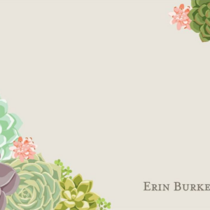 619424206.png Succulents A6 Stationery