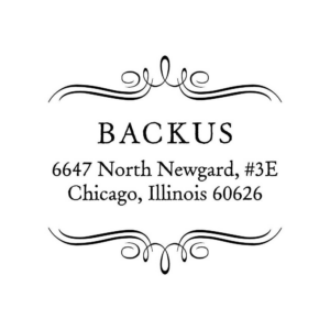 Vintage Marquis Custom Stamp Set