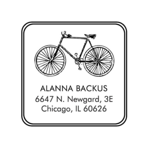 Bike Custom Stamp Set