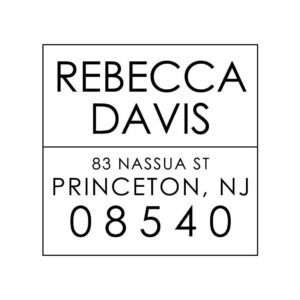 Horizon Square Custom Stamp Set