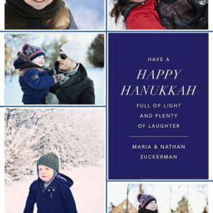 Quint Hanukkah Holiday Photo Card