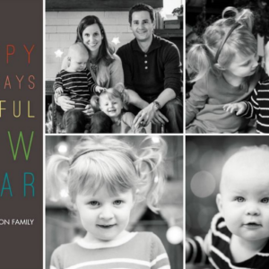 Happy Holidays Joyful New Year Multi-Photo Card