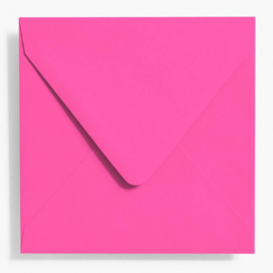 6.5" Square Fuchsia Envelopes
