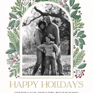 Festive Frame Holiday Photo Card
