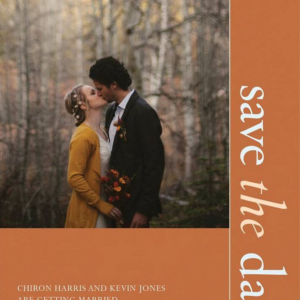 Locked In Save the Date Card