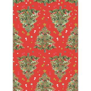 Festive Trees Flat Wrap