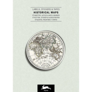 619425719.png Historical Maps Label, Sticker & Tape Book