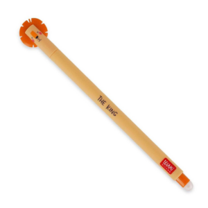 619426137.png Lion Erasable Gel Pen - Orange Ink