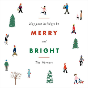 Tiny People Holiday Card