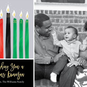 619426173.png Kwanzaa Candles Holiday Photo Card