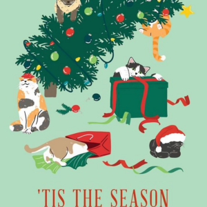 Cats in Trouble Holiday Card