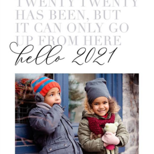 What A Year Vertical Holiday Photo Card