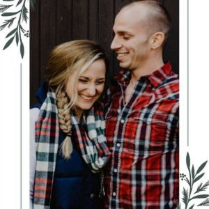 Winter Bough Corners Vertical Holiday Photo Card