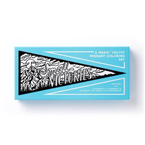 619426254.png Small Victories Magic Velvet Pennant Coloring Set