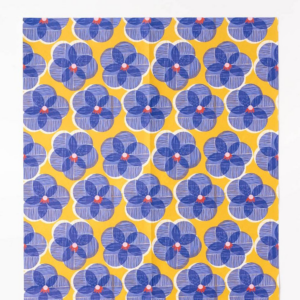 Blue Pansy Flat Wrap