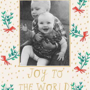 Mistletoe Bundles Holiday Photo Card