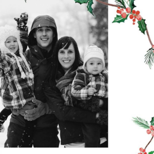 619427282.png Holly Days Holiday Photo Card