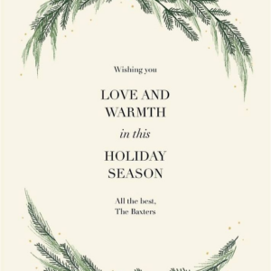 619427287.png Greenery Frame Holiday Card