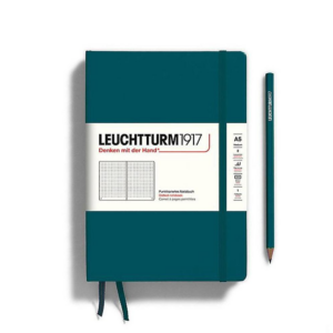 619427361.png Leuchtturm Pacific Green Dotted Page Medium Notebook
