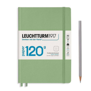 619427368.png Leuchtturm Sage Dotted Page Hardcover Medium Notebook