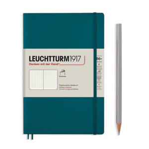 619427398.png Leuchtturm Pacific Green Dotted Page Softcover Paperback Notebook