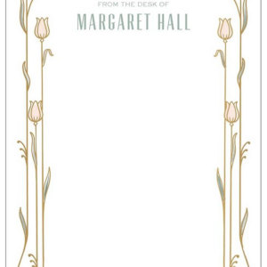 Nouveau Tulips Stationery