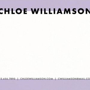 Bold Border Stationery