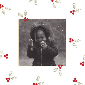 Golden Berries Holiday Photo Card