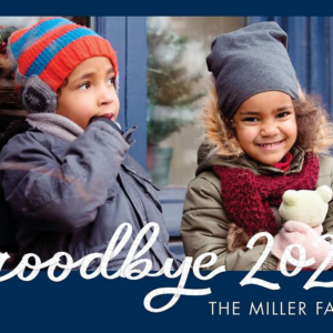 Goodbye 2020 New Year Photo Card